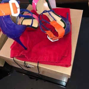 Worn Christian Louboutin Patent/ Napa Shiny
